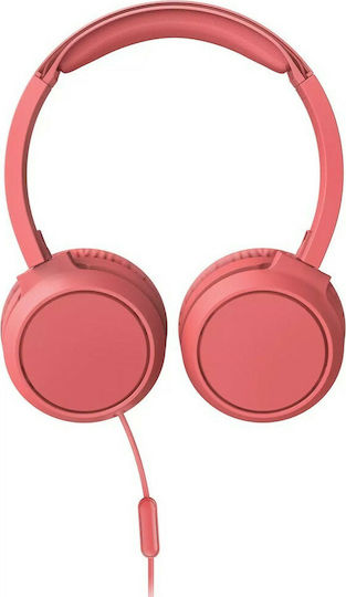 Philips TAH4105 Wired On Ear Headphones Red