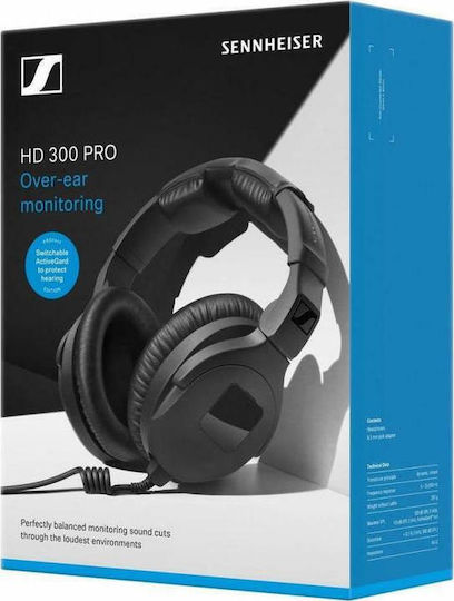 Sennheiser HD 300 Pro Ενσύρματα Over Ear Ακουστικά Μαύρα
