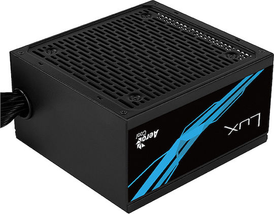 Aerocool LUX 650W Μαύρο Τροφοδοτικό Υπολογιστή Full Wired 80 Plus Bronze