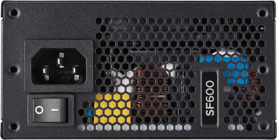 Corsair SF Series SF600 600W Black Computer Power Supply Full Modular 80 Plus Gold