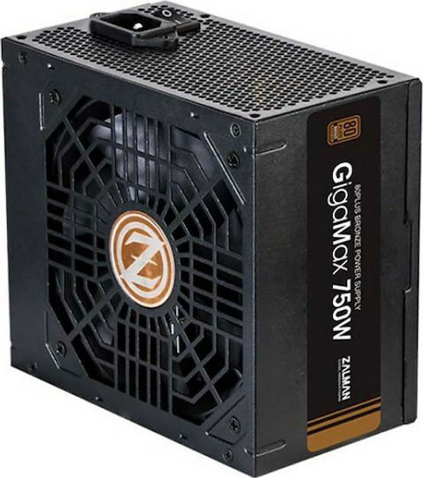 Zalman GigaMax ZM750-GVII 750W Schwarz Computer-Netzteil Voll verkabelt 80 Plus Bronze