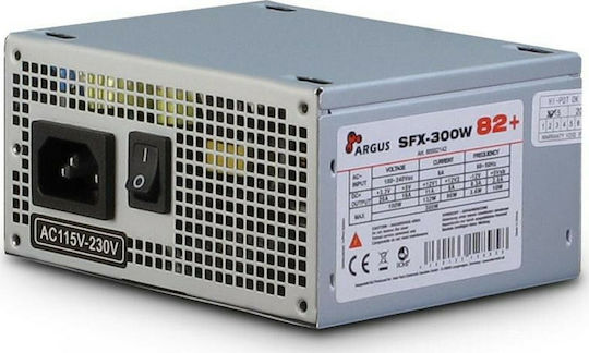 Inter-Tech Argus TFX-300W 300W Negru Sursă de Alimentare Calculator Complet cu fir
