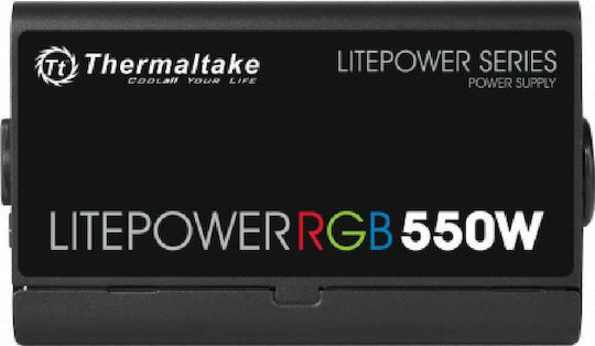 Thermaltake Litepower RGB 550W Μαύρο Τροφοδοτικό Υπολογιστή Full Wired