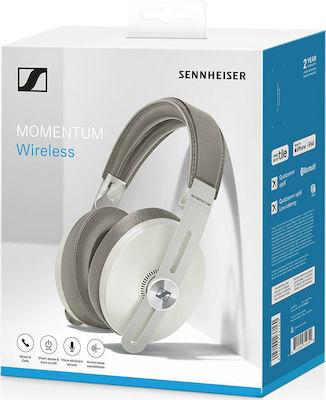 Sennheiser Momentum Wireless Over Ear Ακουστικά με 17 ώρες Λειτουργίας Λευκά