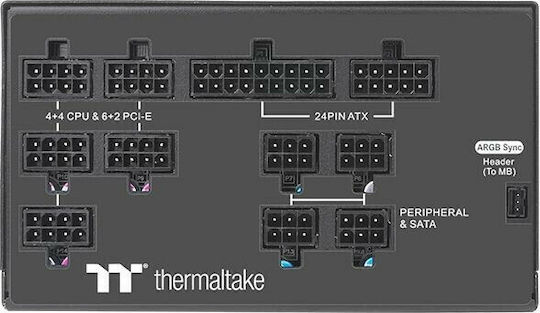 Thermaltake Toughpower PF1 ARGB 850W Black Computer Power Supply Full Modular 80 Plus Platinum