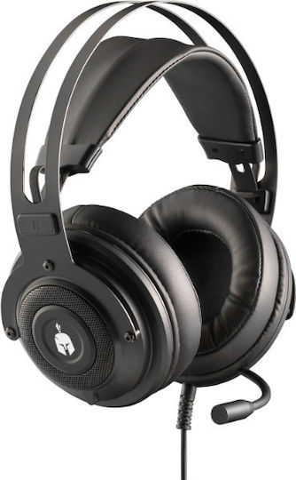 Spartan Gear Phoenix 2 Über Ohr Gaming-Headset mit Verbindung 3,5mm / USB Schwarz