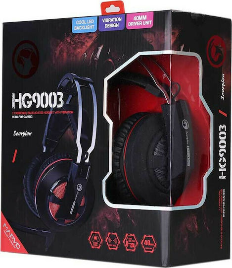 Marvo HG9003 Over Ear Gaming Headset με σύνδεση USB
