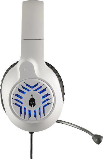 Spartan Gear Medusa Over Ear Gaming Headset με σύνδεση 3.5mm White/black