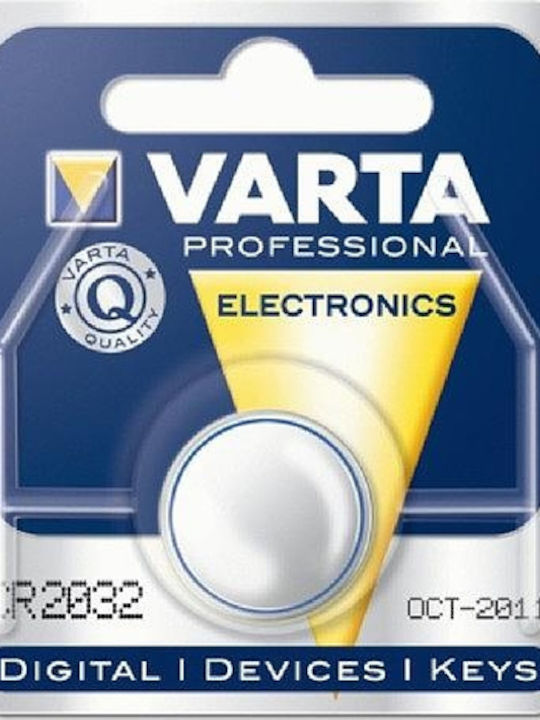 Varta Professional Electronics Μπαταρία Λιθίου Ρολογιών CR2032 3V 1τμχ