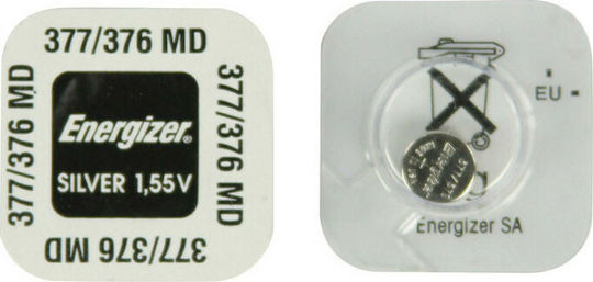 Energizer 377 Batterie Silber-Oxid für Uhren SR66 1.55V 1Stück