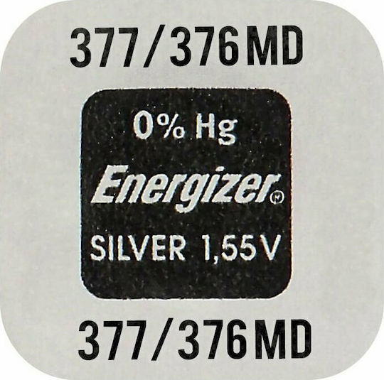 Energizer 377 Batterie Silber-Oxid für Uhren SR66 1.55V 1Stück