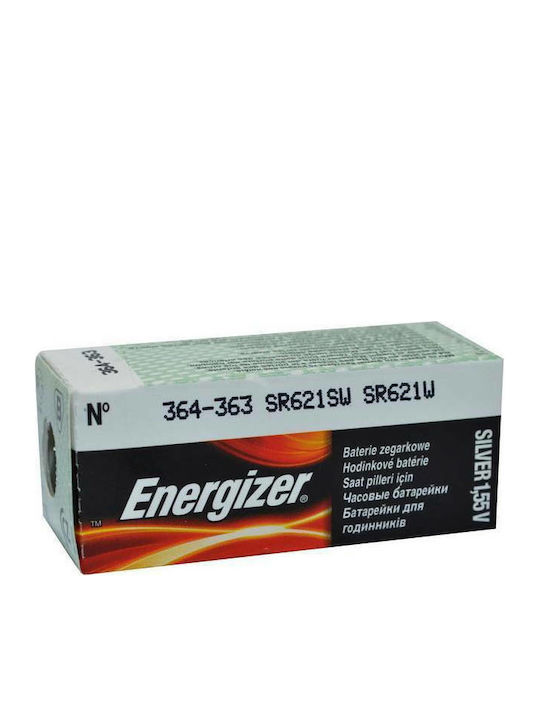 Energizer 364/363 Silver Oxide Watch Battery SR60 1.55V 1pcs