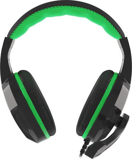 Genesis Argon 100 Over Ear Gaming Headset με σύνδεση 3.5mm Πράσινο