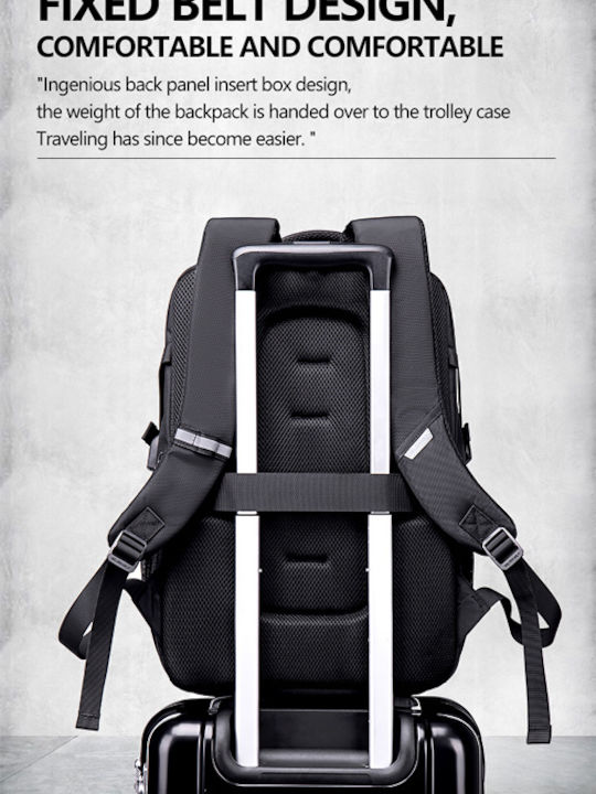 Arctic Hunter Golden Wolf GB00444 Waterproof Backpack Backpack for 15.6" Laptop Black
