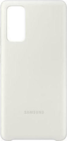 Samsung Silicone Cover Umschlag Rückseite Silikon Weiß (Galaxy S20 FE)