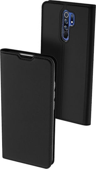 Dux Ducis Skin Pro Book Δερματίνης Μαύρο (Redmi 9)