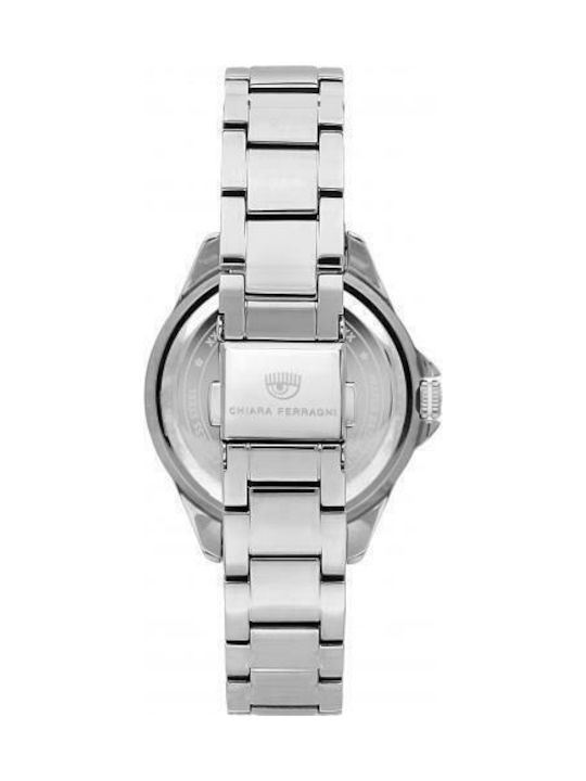 Chiara Ferragni Women's Watch with Silver Metal Bracelet