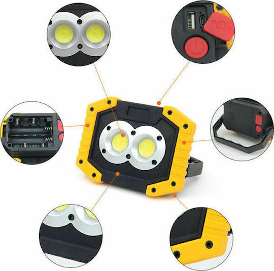 Supfire Arbeitsbeleuchtung Wiederaufladbar LED mit einer Helligkeit von bis zu 3000lm W839