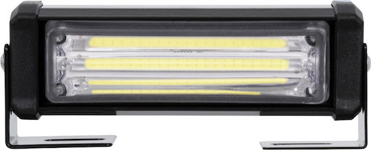 GloboStar Μπάρα Σήμανσης Αυτοκινήτου LED 10 - 30V Αδιάβροχη 13cm με Λευκό Φωτισμό