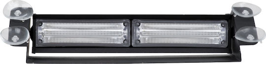 GloboStar Μπάρα Σήμανσης Αυτοκινήτου LED 10 - 30V Αδιάβροχη με Μπλε Φωτισμό