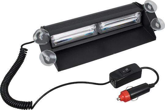 GloboStar Μπάρα Σήμανσης Αυτοκινήτου LED 10 - 30V Αδιάβροχη με Μπλε Φωτισμό