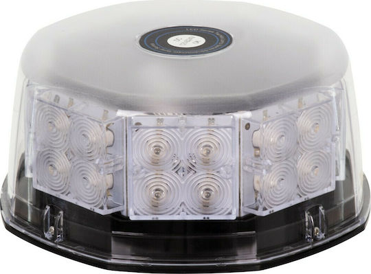 GloboStar Φάρος Αυτοκινήτου LED 10 - 30V Αδιάβροχος με Κόκκινο Φωτισμό