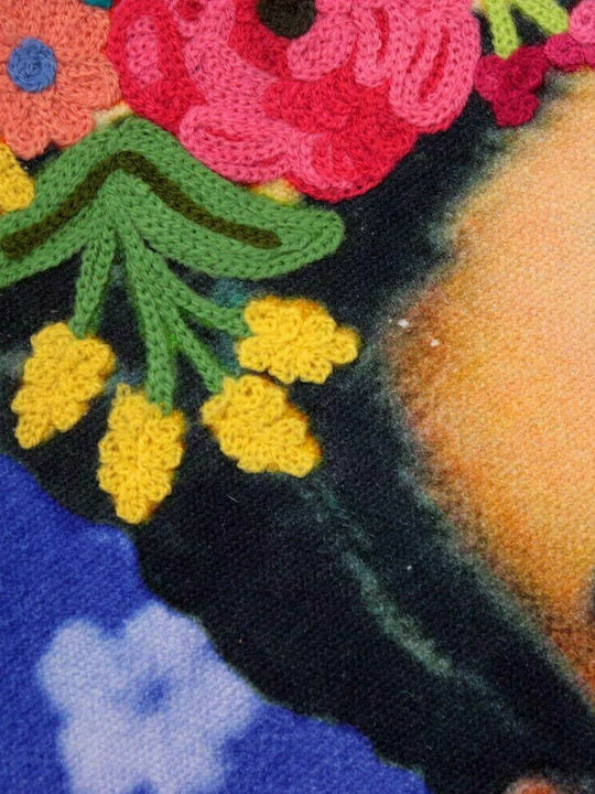 Synchronia Frida KAHLO Чанта за Пазаруване в Син цвят