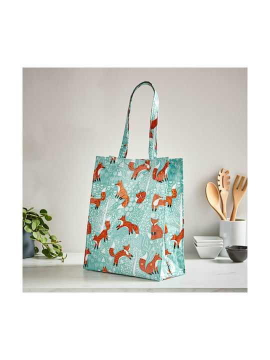 Ulster Weavers Fox Plastic Shopping Bag In Light Blue Colour