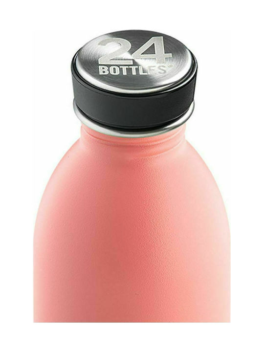 24Bottles Urban Stainless Steel Water Bottle 500ml Pink Blush Rose