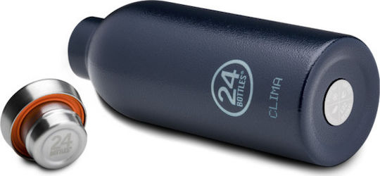 24Bottles Clima Μπουκάλι Θερμός Ανοξείδωτο BPA Free 500ml Μπλε