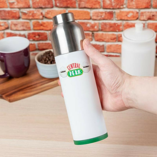 Paladone Μπουκάλι Θερμός Ανοξείδωτο 640ml Λευκό με Καπάκι-Κύπελλο