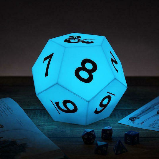 Paladone Kids Decorative Lamp Dungeons & Dragons with Color Changes White 12x12cm