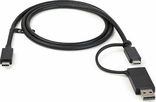 StarTech Regular USB to Type-C Cable Μαύρο 1m (USBCCADP)