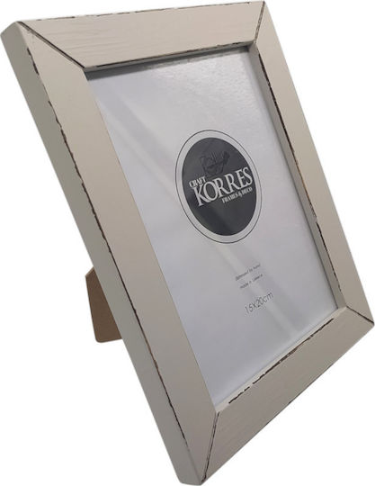 Korres Craft Wooden Cottage White Slim Picture Frame
