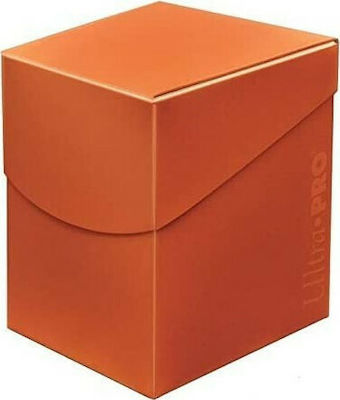 Ultra Pro Deck Box Eclipse Orange Κουτί Τράπουλας για 100 Κάρτες