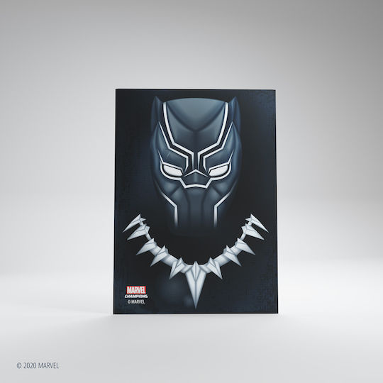 Gamegenic Marvel Champions Art Marvel Card Sleeves Standard Size 50τμχ Black Panther GGS10094ML