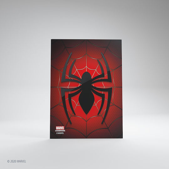 Gamegenic Marvel Champions Art Marvel Card Sleeves Standard Size Red
