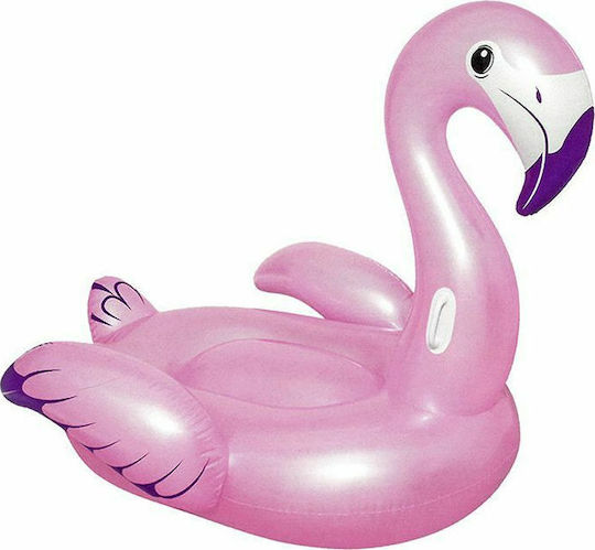 Bestway Φουσκωτό Ride On Θαλάσσης Flamingo με Χειρολαβές Ροζ 173x170cm