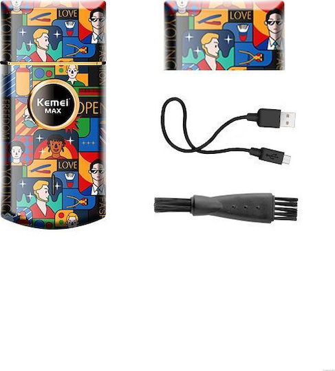 Kemei KM-RS7098 Foil Aparat de Ras Electric Față Reîncărcabil