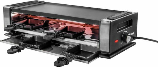 Unold Delice Basic Tischplatte Elektrogrill Raclette Glatte Platte 1200W mit einstellbarem Thermostat 38cmx19.5cmcm