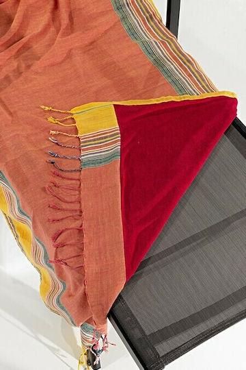 Nima Mahabali Cotton Pareo Orange 175x95cm