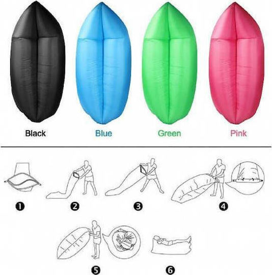Unigreen Easy Lazy Φουσκωτό Lazy Bag Πράσινο