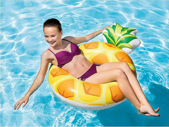 Intex Παιδική Φουσκωτή Σαμπρέλα Θαλάσσης Ανανάς Κίτρινη 117x86cm