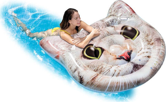 Intex Inflatable Beach Mattress with Handles Beige 147x135cm