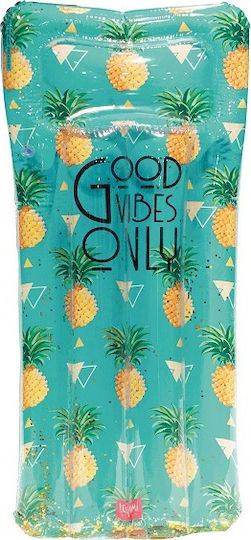 Legami Milano Pineapple Φουσκωτό Στρώμα Θαλάσσης Τιρκουάζ 180x80cm