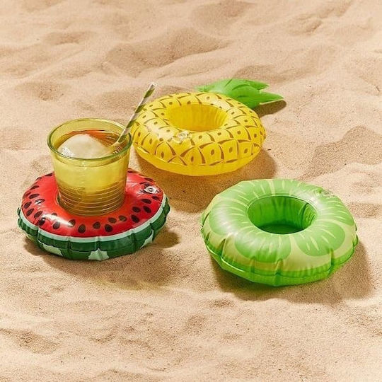 Aufblasbare Getränkekoffer Ananas Gelbe 25x19cm