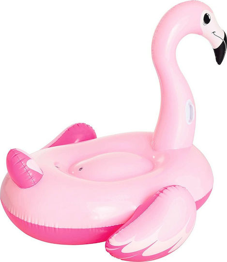 Bestway Saltea Gonflabilă Pentru Copii Ride On Flamingo Cu Mânere Roz 145x121cm