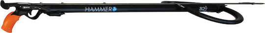 XDive XDive Harpunen mit Gummi Pro Hammer Geschlossen 90cm