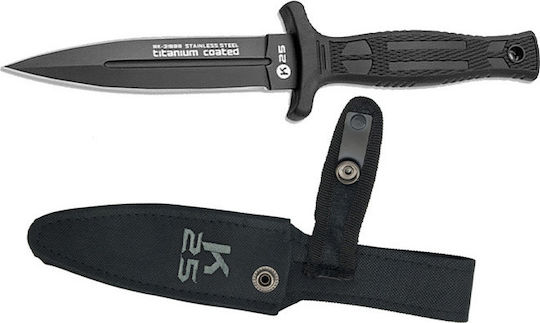 K25 Messer Schwarz in Hülle