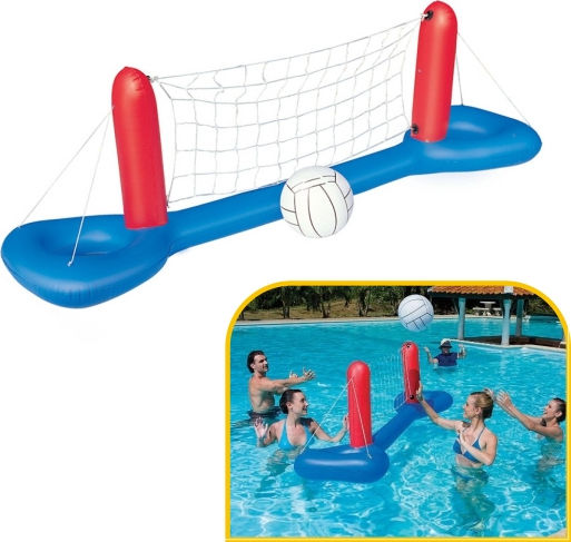 Bestway Inflatable Pool Toy Inflatable Set Volley 244x64cm Blue/Red
